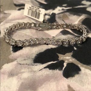 Simulated Diamond Tennis Bracelet